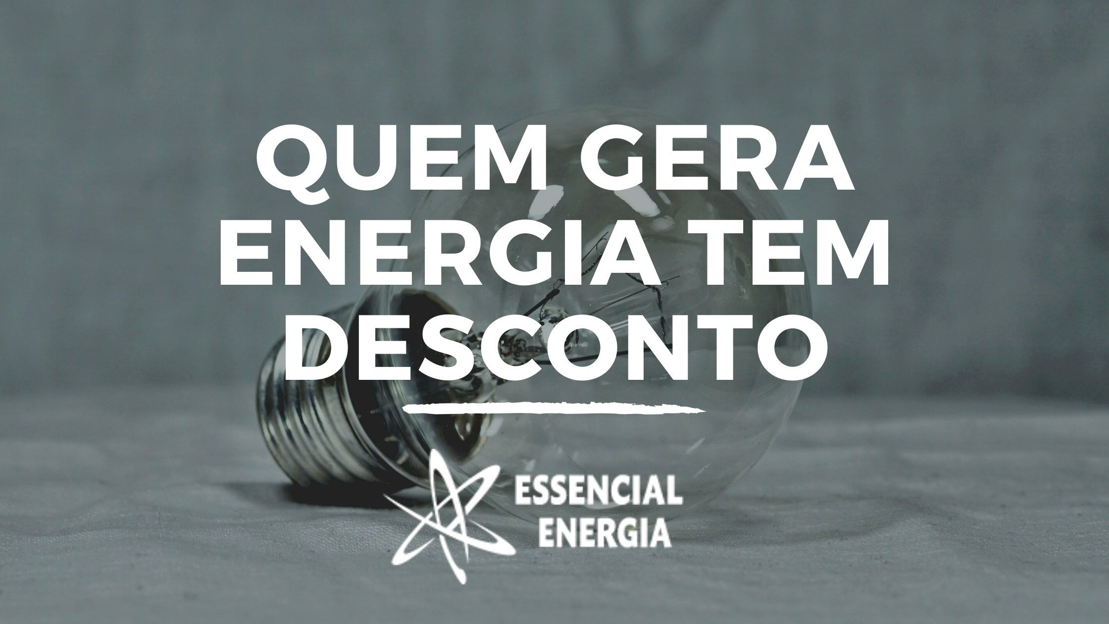 Quem gera energia tem desconto na conta