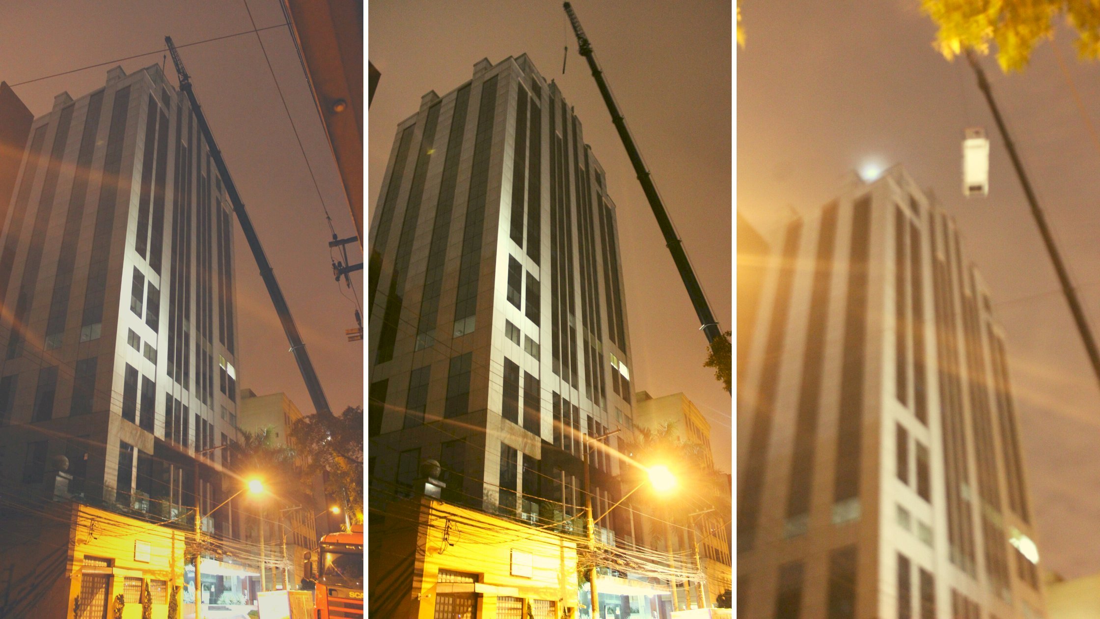 Vídeo - Instalação no Topo do Edifício