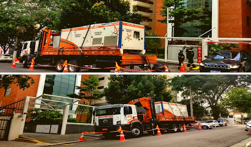 Geradores de Energia garantem fornecimento a bairro de São Paulo