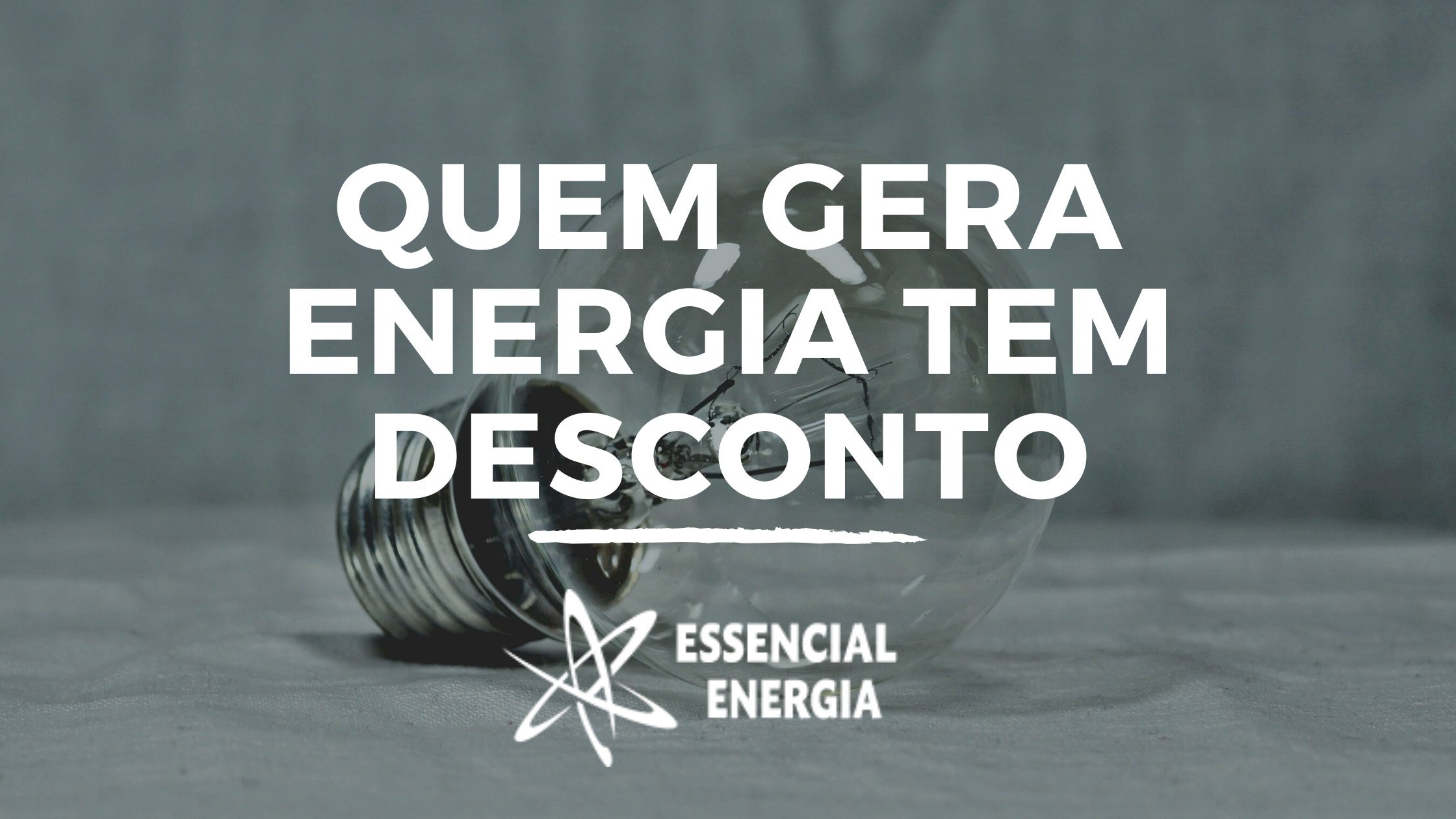 Quem gera energia tem desconto na conta